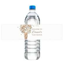 UNICCUT 30pcs Customized Cute Teddy Bear Water Bottle Label Stickers For Baby Shower, Baptism, Birthday, Christening, Personalized Gender Reveal - Multicolor - View 18
