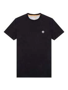 Timberland New Men's Outdoor Running Sports Top, Breathable Casual Crew Neck Short Sleeve Shirt - Black - View 8