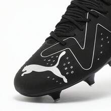 Puma Men's Spring/Autumn Sports Long Stud Football Shoes, Rainproof Natural Grass Training Soccer Shoes 10736902 - Black-silver - View 10