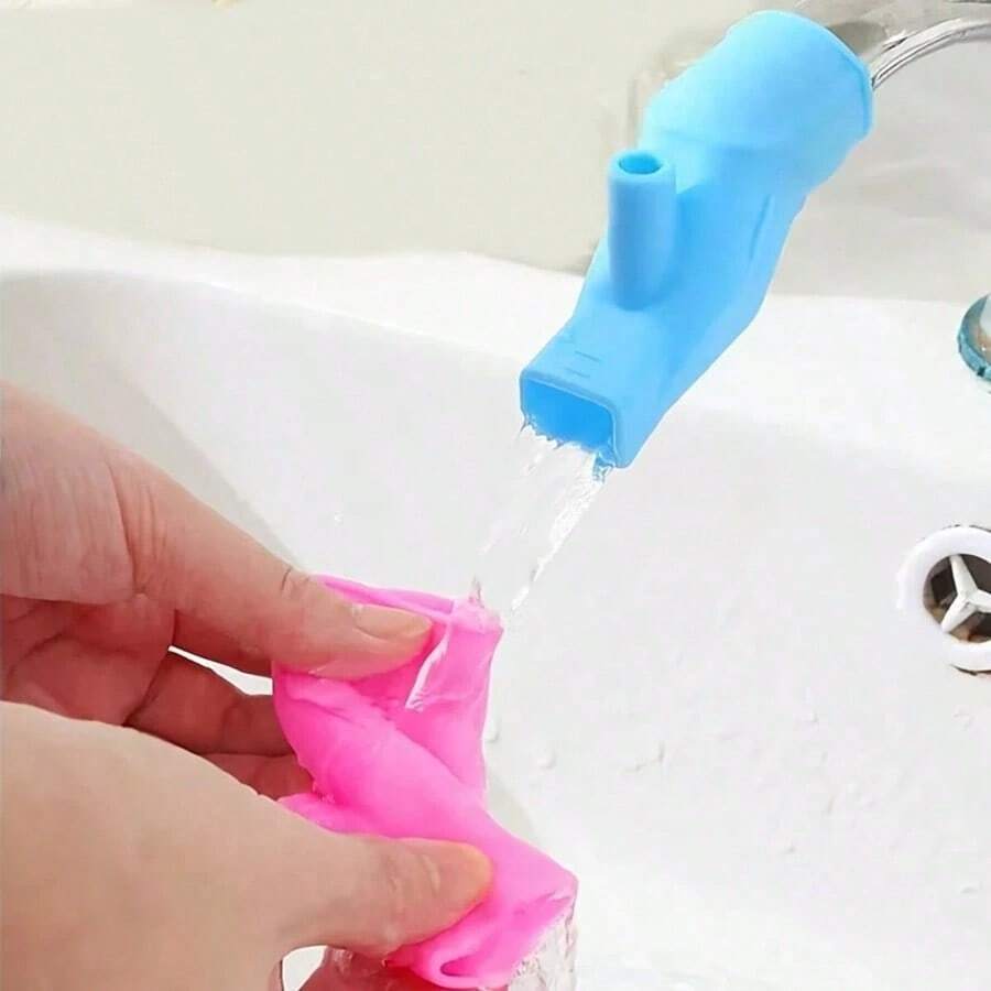 1pc Faucet Extender, Simple Silicone Extender, Suitable For Indoor And Outdoor Faucet Extension, Water Pipe Accessory, Universal Hose Connector, Kitchen Supplies, Kitchen Accessories, Kitchen Tools
