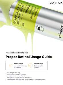 celimax 维他命A视黄醇紧致精华液 | 蕴含纯天然维他命A视黄醇、肽、毛孔收缩剂，抗皱、紧致肌肤、抗衰老、柔滑肌肤 30毫升 - 30毫升 - 查看 5