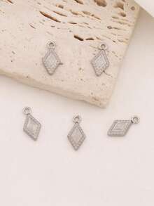 5pcs Stainless Steel Mini Geometric Pendant 18K Gold Plated Round Charms Pendant For DIY Jewelry Making Supplies Accessories - Pendant - View 9