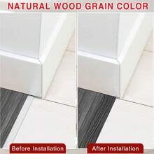 Self-Adhesive PVC Floor Transition Strip - Floor Transition Strip Floor Cover Strip, Vinyl Floor Divider Strip For Connecting Floor Gaps, Easy To Install, Durable And Stylish, Suitable For Kitchen, Bathroom, Bedroom, Entrance, Kitchen Doorway, Bathroom Upgrade, Elegant Design, Modern Interior, Easy Installation Design - 7.6 cm - View 3