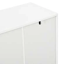White Sideboard With Gold Accents – Dining Room Storage Cabinet - White - View 5