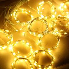 LED Garland Curtain Lights, 8 Modes, USB Powered, With Remote Control, Fairy String Lights, Perfect For Wedding, Christmas And Holiday Home Decor - Yellow - View 7