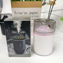 1pc Mini USB Air Humidifier With Colorful LED Night Light, Portable Ultrasonic Cool Mist Humidifier, Quiet Desktop Car Humidifier, Suitable For Bedroom And Office - Mist - View 14