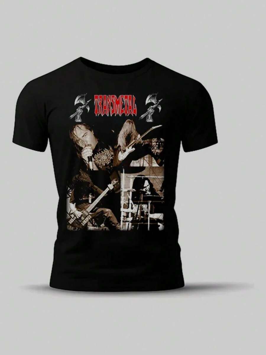 Men T-Shirts - Black - View 1