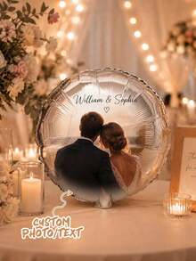 Customizable Photo Balloons - Personalized Photo Decor, Suitable For Birthdays, Weddings, Graduations And Anniversaries - No Power Required, Multiple Colors Available; Perfect For Photography, Party Supplies, Holiday Decor And Event Planning - Multicolor - View 8