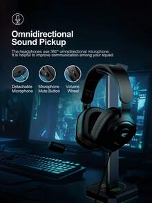 Headset Gaming Surround Sound HAVIT H2230D, Desain Elegan, Ringan dan Nyaman - Hitam - View 5