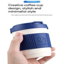 Car Ashtray Creative Multifunctional With Lid Automatic Car Ash Collector High-End Storage Item Car Coffee Cup Ashtray Metal Inner Liner Anti-Ash Fly With Lid Creative Personalized High Aesthetic One-Click Opening - Multiple Styles - View 7