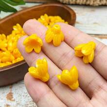 10 Pcs Hawaiian Pakalana Beads,15x12mm Pikake Beads,Resin Flower Pakalana Beads, Suitable For DIY Jewelry, Car Hangers, Bag Hangers And Garland Making - 10pcs-pakalana Beads - View 17