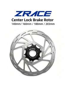 ZRACE Z1 Center Lock Floating Brake Rotor High Heat Dissipation 140mm 160mm 180mm 203mm For Mountain And Road Bikes - Silver - View 1