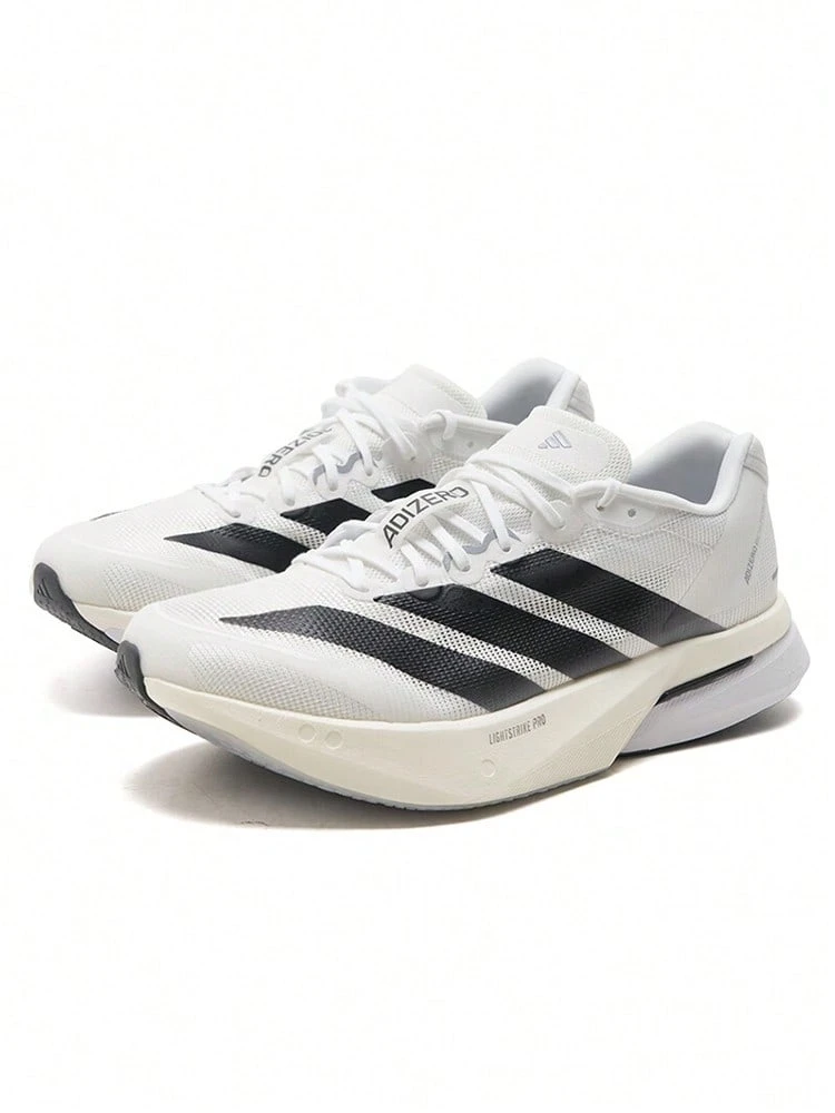Adidas男鞋2026新款ADIZERO BOSTON 13緩震回彈專業競賽訓練玻纖柱競速跑步鞋JS4939 - 白色 - 查看 1