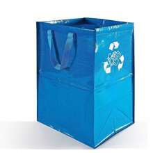 Contenitore capiente per riporre carta, dimensioni 30x38x55 cm – scatola pieghevole per il riordino domestico, adatta ad armadi e mensole, 1 pezzo - Blu - Visualizzare 6