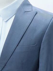 Men Suits - Bright Steel Blue - View 4