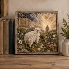 3D Christian Fabric Poke Art Kit, 3D Fabric Poke Art Kit For Adults With Pre-Cut Squares, Religious DIY Craft Kit For Christian Home Decor & Faith Gifts (#D) - #a - View 5