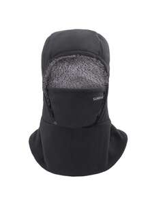Thermal Balaclava Winter Face Mask, Double-Layer Thick Fleece ThermalWindproof Fleece Warm Ski Hood Neck Warmer For Motorcycle Cycling Skiing Running - A - View 5
