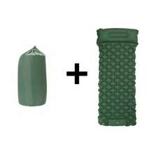 Portable Camping Inflatable Sleeping Pad With Integrated Pillow, Compact Ultra-Light Foldable Air Mattress For Outdoor Hiking, Picnic And Tent Use (Style/Color Randomly Shipped) - Multicolor - View 16