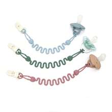 1pc Cute Caterpillar Shaped Silicone Pacifier Clip For Daily Use, Can Be Used As Stroller Decoration, Decorative And Practical, Suitable For Baby - Multicolor - View 12