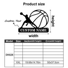 1pc Customized Name Metal Basketball Hoop Sign Decor, Basketball Iron Wall Art, Indoor Decor, Outdoor Basketball Court Wall Hanging, Basketball Enthusiast Gift, Home Decor, Modern Art Basketball Decor, Wall Decor, Room Decor, Living Room Decor, Bedroom Decor, House Decor, Personalized Gift Craft - Multicolor - View 17