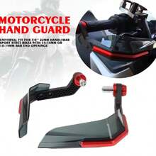 1 Piece Motorcycle Handguard, Universal Aluminum Alloy CNC Windproof Handlebar Protector - A - View 5