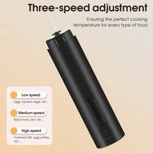 Pengaduk Susu Elektrik 3 Kecepatan, Pengaduk Telur & Susu Genggam Nirkabel, Pengaduk Kopi Isi Ulang USB, Pengaduk Dapur Multifungsi, Penting untuk Memanggang dan Kopi - MultiWarna - View 10