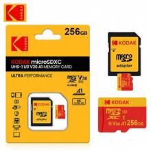 KODAK 16GB 32GB 64GB C10 MicroSD Card 128GB Class10 Micro SD Card 256GB 4K With Card Reader Adapter For PC - View 12