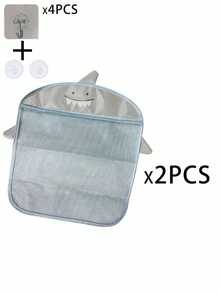 1/2pcs Colorful Mesh Bathroom Storage Bag, Hanging Multi-Function Storage Basket With Organizer Net, Bathroom Accessories Shower Caddy - Multicolor - View 11