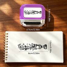 Self-Inking Roller Frame Stamp, Continuous Rolling Decorative Stamp, Vintage Pattern Stamp, Suitable For Diary, Scrapbooking, DIY Crafts - Planner Roller Series - View 22