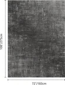 Latte&Fog Alfombras de 153 x 215 cm para Sala de Estar y Dormitorio,Moderna Abstracta Lavable, de Pelo bajo Antideslizante Estilo Boho para Sala de Estar, Oficina, Dormitorio(Negro 5x7ft) - Camel - Ver 6