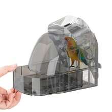 Bird Bath Tub Bathing Box For Myna, Cockatiel, Peony Parrot, Tiger Parrot Supplies - Style A - View 7