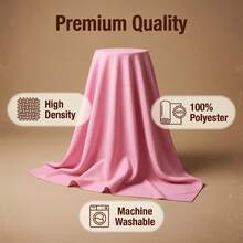Pink Screen Backdrop For Photography Video Streaming | Solid Red Screen Cloth For Chroma Key, Video Production, Streaming, Gaming, Interviews And Studio Photography. (Excluding Brackets And Clips) - View 2