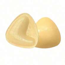 1 Pair Double-Sided Self-Adhesive Breast Pads, Reusable Invisible Thickened Swimsuit Pads, Waterproof Suitable For Swimming (Strong Adhesion, Please Follow Usage Instructions, Not Recommended For Ordering) - Triangle Cup - View 16