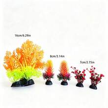 Artificial Aquarium Plants,Fish Tank Decor,Fish Tank Accessories Aquarium Decorations Plants, Fish Tanks Decoration Plants, Fish Tank Decor, Aquarium Decor Plastic Plants - Happy Aquarium - View 7