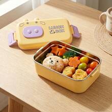 304 Stainless Steel Lunch Box, Bento Box Adult, School Student Metal Lunch Box, Japanese Bento Box, Cutel Food Containers With Lids, Small Lunch Containers - Multicolor - View 3