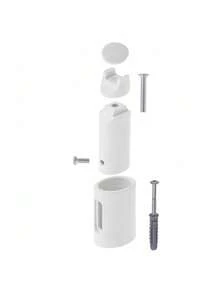 Adler Bathroom Heater, Towel Warmer, Heated Towel Rail, Ladder Radiator - 400W, 10 Heating Bars, 2 Heat Modes, LED Touch Panel, 24H Timer, IP24, Glycol-Filled, White - EU E Type Plug(220-240V) - View 5