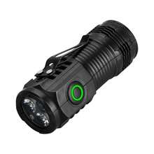Linterna LED Portátil Ultra Brillante con 3 LED de Luz Fuerte, Recargable por USB, Batería de Litio Integrada con Clip para Bolígrafo - S01 - Ver 7