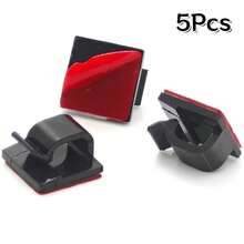 5/25/50Pcs Adhesive Cable Clips - Strong Wire Clips, Durable Plastic Wire Brackets For Cable Management, Small Wire Cable Organizer - Multicolor - View 15