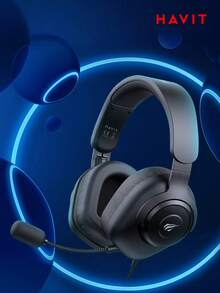 Headset Gaming Surround Sound HAVIT H2230D, Desain Elegan, Ringan dan Nyaman - Hitam - View 1