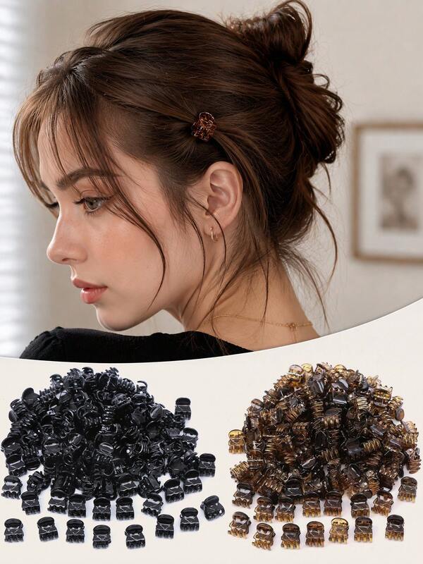 Mixed Color Mini Hair Clips, Cute Decorative Hair Accessories, Suitable For Women And Girls, Strong Grip Bangs Clips, Suitable For Hairstyling, Small Hair Clips, Suitable For Daily Wear, Travel, School And Party Styling, Hair Accessories, Back To School Season Essential, New Year Gift