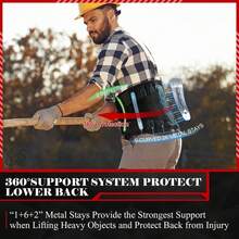 1 Waist Support Belt, Unisex, Breathable Back Support, With A Triangular Waist Pad For Both Men And Women - XXL - View 2