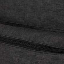 Baroni Home Zaino a Spalla Foderato con Braccioli Regolabili e Manico, Borsa Unisex da Viaggio, Scuola, Vacanza Capiente con Tasca Frontale, 20L,10X46X39 cm, - Nero - Visualizzare 4