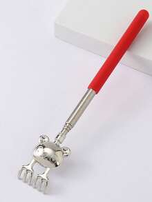 1pc Panda-Shaped Stainless Steel Telescopic Back Scratcher, Retractable Back Massager With Stainless Steel And Rubber Handle, Portable Telescopic Tool, Suitable For Thanksgiving, Birthday, Christmas Gifts, Home Essentials, Travel Essentials - Multiple Styles - View 5