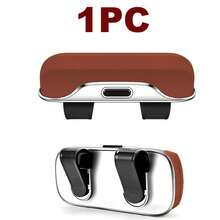 Universal Car Visor & Dashboard Fashion Glasses Holder – One-Handed Quick Access, Scratch-Resistant & Shockproof Case, Heat/Cold Resistant, Easy Install, Great Gift For Drivers, Dads & Father's Day - A - View 12
