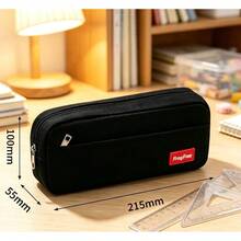 1pc Multifunctional Large Capacity Pencil Case - Durable Polyester Fiber, Suitable For Office And School Supplies, Cosmetics Storage - Perfect Gift For Teens, Men, Women - Multicolor - View 14