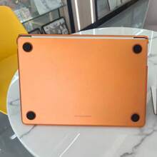 Laptop Case Compatible For MacBook Air 13 Case M5 M4 M3 M2 2026-2022 Release For Macbook Neo Case Pro 14 16 Sturdy Protective Plastic Hard Shell Case Cover For MacBook Air M2 15 Inch Case - Frosted Orange - View 5