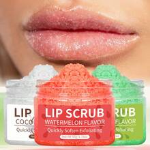 Hllozzi 50g/1.76oz Lip Scrub, 3 Varian Rasa, Cocok untuk Perawatan Harian, Melembapkan, Mengelupas, dan Penggunaan Malam Hari. Cocok untuk Semua Jenis Kulit. Lip Balm Portabel, Hadiah yang Bagus untuk Keluarga. - scrub bibir 50g - View 2