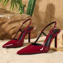 GAN AI Women Pumps - Red - View 3