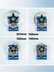 ZRACE 140mm 160mm Mountain Bike Floating Disc Brake Rotor High Heat Dissipation - Silver - View 8