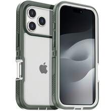 Casing Ponsel: Kompatibel dengan iPhone 17 Pro Max 16 15 14 13 12 Pro Max, Menampilkan Desain Patchwork Dua Warna, Modis dan Minimalis, Memberikan Perlindungan Menyeluruh, Tahan Guncangan dan Casing Pelindung Ponsel yang Tahan Lama. - Merah muda transparan - View 5